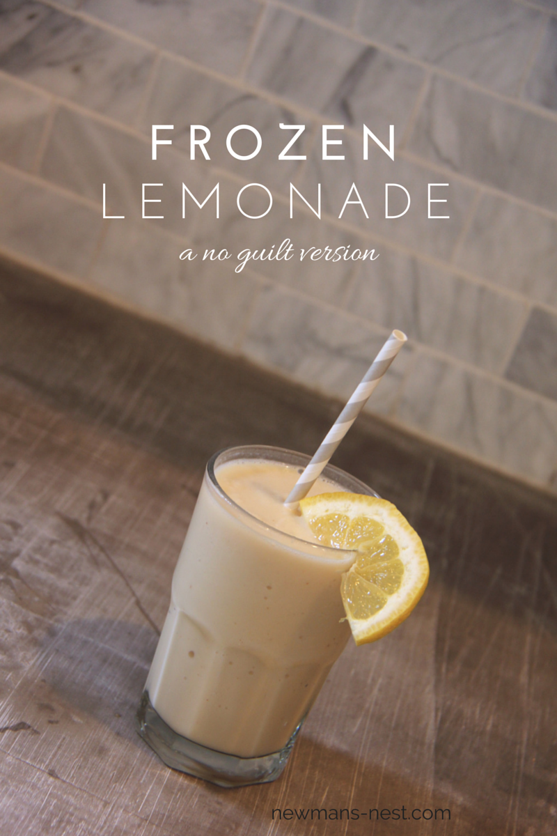 [No Guilt] Frozen Lemonade - Newman's Nest